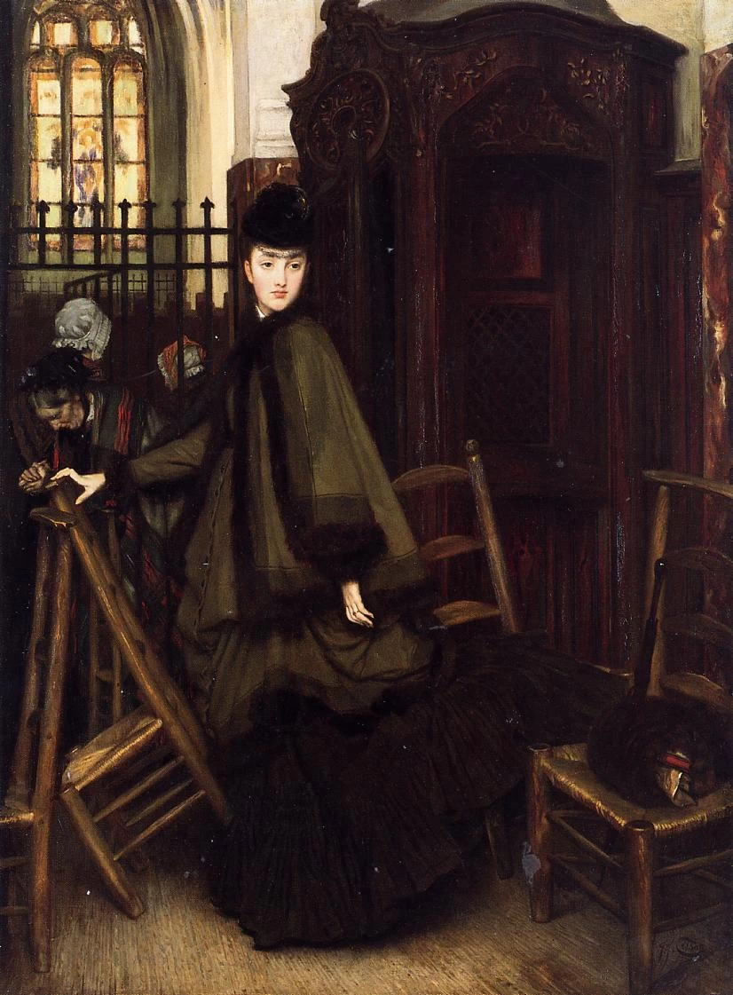 James Tissot - In chiesa, 1865